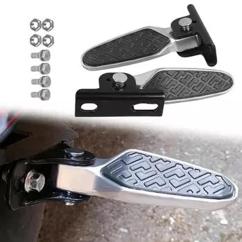 2 шт. электрические педали для велосипеда, практичные складные портативные задние подножки, аксессуары для велоспорта