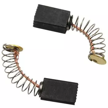 2 шт., электроинструмент, угольные щетки, электрический молоток, угловая шлифовальная машина, замена графитовой щетки для двигателей, запасные части для вращающейся мини-дрели 2Pcs S