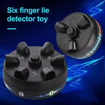 2 шт. электрошоковая рулетка вечеринка игра палец детектор лжи игрушка без батареек A 2pcs