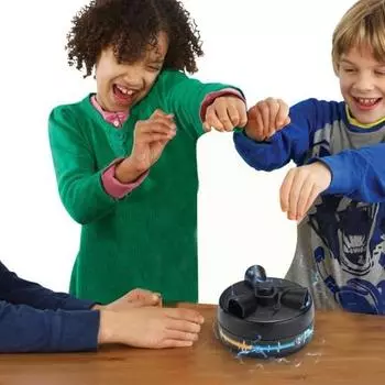 2 шт. электрошоковая рулетка вечеринка игра палец детектор лжи игрушка без батареек A 2pcs