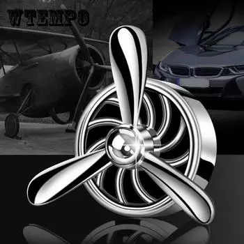 2 шт. Алмазный автомобильный ароматический диффузор, имитация пропеллера, двигатель, декоративная розетка для кондиционера, плагин Diamond красный