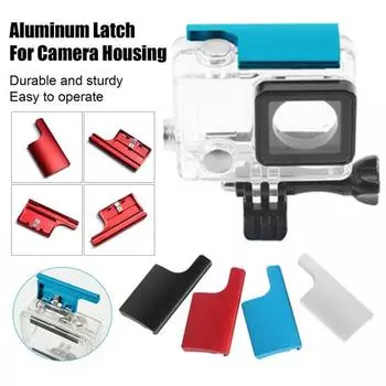 2 шт. алюминиевая сменная защелка водонепроницаемая нержавеющая устойчивая к коррозии задняя защелкивающаяся пряжка для камеры GoproHero 3+/4