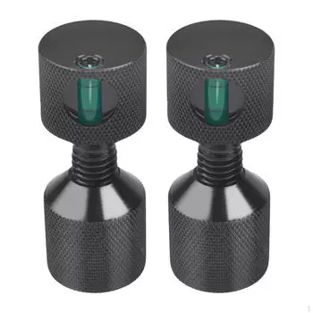 2 шт. алюминиевых выравнивающих штифта, фланец многофункциональный, простой в использовании, отверстие чёрный