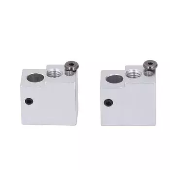 2 шт. алюминиевый нагревательный блок сменный нагреватель для печати аксессуары для 3D-принтера Kobra 3