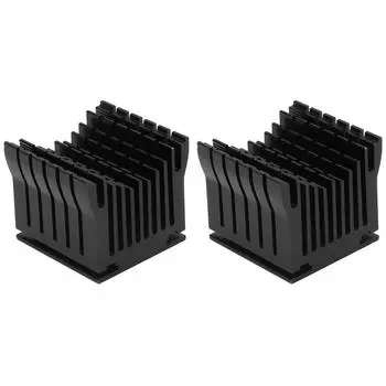 2 шт. Алюминиевый радиатор-кулер для материнской платы 3D-принтера, чипсета южного и северного моста, одинарное охлаждение, синий