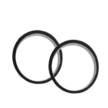 2 шт. Алюминиевый сплав 6,5-дюймовое крепление для динамика Прокладки для динамиков Переходные пластины Кронштейн Кольцо Мат Автомобильная переделка 6,5