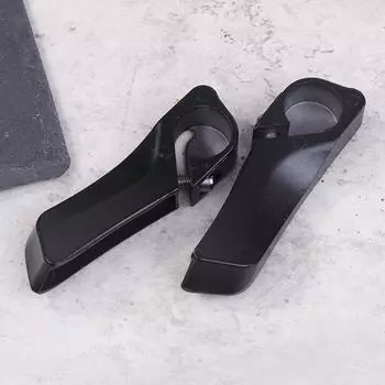 2 шт. алюминиевый сплав велосипедные тиски руль прочное велосипедное оборудование черные велосипедные рули руль ручка крышка ручка