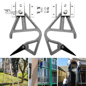 2 шт. алюминиевый сплав замок для удлинительной лестницы прочный металлический замок для лестницы выдвижная елочка аксессуары для лестницы запасные части A