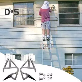 2 шт. алюминиевый сплав замок для удлинительной лестницы прочный металлический замок для лестницы выдвижная елочка аксессуары для лестницы запасные части A