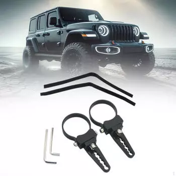 2 шт. алюминиевый зажим для крепления световой планки, прочный для замены на 2 дюйма, простая установка