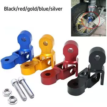 2 шт. амортизатор из алюминиевого сплава прост в установке серебряный