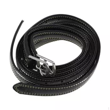 2 шт. английских путлищ с пряжками, длина 1,35 м, премиум-аксессуары, устойчивость, мягкие чёрный