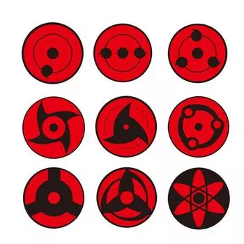 2 шт. аниме Наруто Шаринган автомобильные наклейки на бампер наклейки украшения аксессуары подарок для девочек и мальчиков Aldult C