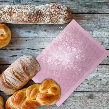 2 шт. антипригарный силиконовый коврик для выпечки, многоразовые легко очищаемые вкладыши для духовки для хлеба, печенья розовый