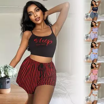 2 шт., атласные летние женские брюки с v-образным вырезом, пижамный комплект XXXL