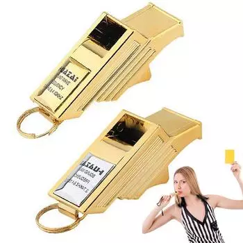 2 шт. аварийный свисток спасательный свисток портативный для судей тренеров