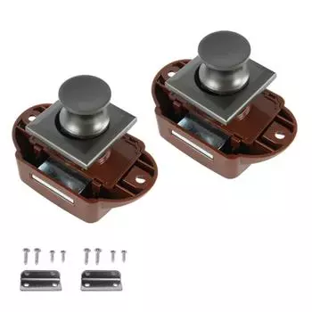 2 шт. Автодома, запчасти, кнопка, защелка, дверца шкафа, бесключевые замки для шкафов, мебель для яхт и караванов