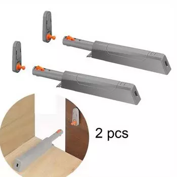 2 шт. Автоматическая защелка для кнопок, мебельная фурнитура, классическая дверная защелка, защелка для двери, окна, шкафа, раздвижной замок, бытовая кнопка безопасности, пружина