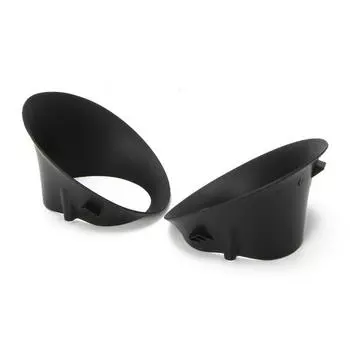 2 шт. Автоматические противотуманные фары, абажуры для бампера, дымоход для 02-08 для Dodge 1500 2500 35009, автомобильные аксессуары чёрный