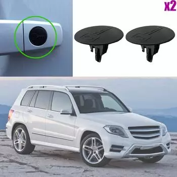 2 шт. автоматический замок дверной ручки заглушка отверстия для ключа крышка замочная скважина зажим для Mercedes-Benz GLK-Class X204 2010 2011 2012 2013 2014 2015