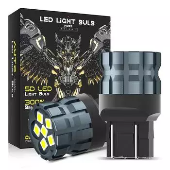 2 шт. Автомобиль 1156 BA15S P21W BAU15S PY21W 7440 W21W P21/5W 1157 BAY15D 7443 3157 Автомобильные светодиодные лампы 6smd CanBus лампа обратного указателя поворота 1156 / P21W / BA15S белый