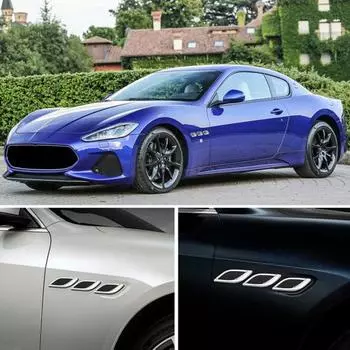 2 шт. автомобильная 3D наклейка с вязкостью, прочная, не ржавеющая, легко снимается, симуляция падения