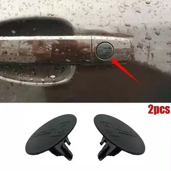 2 шт. автомобильная дверь задняя крышка багажника замочная скважина заглушка заглушка зажим пылезащитный нержавеющий для Renault Duster Sandero Stepway Logan MCV