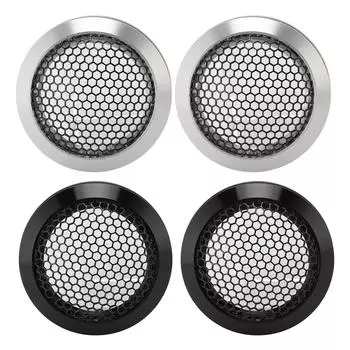 2 шт. автомобильная крышка динамика автомобильная потолочная решетка металлическая сетка защитная сменная круглая OD 64 мм Black