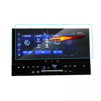 2 шт. Автомобильная приборная панель, центральное управление, сенсорный экран, закаленное стекло, протектор экрана для Toyota bZ4X 2024 2024