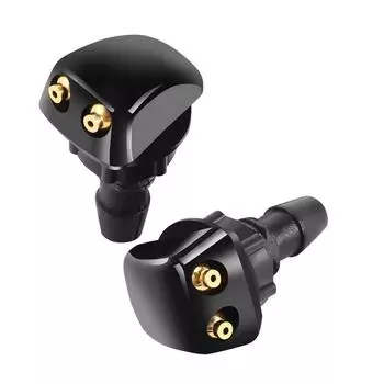 2 шт. автомобильное общее переднее лобовое стекло водяная форсунка омывателя стеклоочистителя струйный распылитель спринклер чёрный