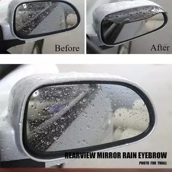 2 шт. автомобильное зеркало заднего вида от дождя для бровей, непромокаемая защита от дождя для бровей, аксессуары для зеркал заднего вида в дождливый день