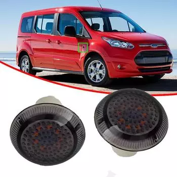 2 шт. Автомобильные боковые габаритные огни указателей поворота индикаторная лампа подходят для Ford Transit Connect 2010-2021 дымчатый / желтый / прозрачный дым