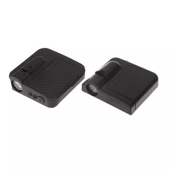 2 шт. Автомобильные крылья ангела, беспроводные автомобильные двери, автомобильное атмосферное освещение, теневой проектор, лампа, светодиодный декоративный свет, автомобильные аксессуары as the picture