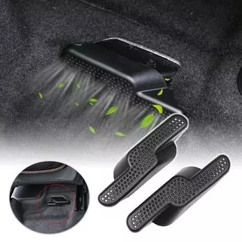 2 шт. автомобильные крышки воздуховодов решетка заднего сиденья нижняя антиблокировочная розетка под сиденьем пылезащитный чехол для BMW X1 F48 2017 - 2023 X2 F39 #469134