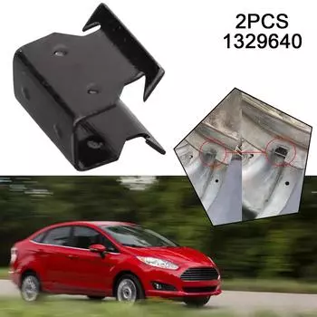 2 шт. автомобильные металлические зажимы для обшивки панели капота для Ford Focus MK2 1998-2024 металлические черные 1329640 автомобильные аксессуары CHINA