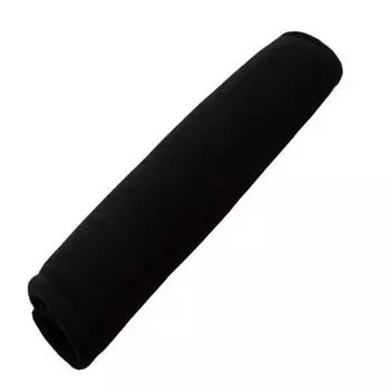 2 шт. автомобильные наплечники для безопасности, мягкие плюшевые автомобильные накладки на ремень безопасности, чехол для ремня безопасности чёрный