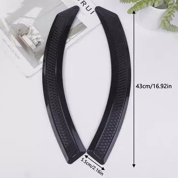 2 шт. автомобильные полосы для защиты от столкновений, полосы против царапин и трения, расширенные универсальные принадлежности для модификации