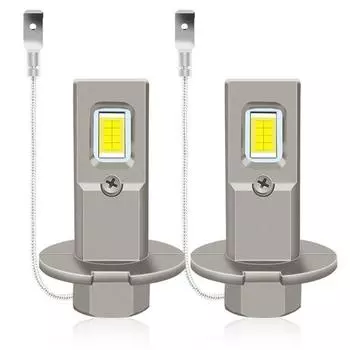 2 шт. Автомобильные противотуманные фары 6000K холодный белый H3 светодиодные противотуманные фары Мощная яркость H3 светодиодные лампы автомобильные принадлежности CHINA