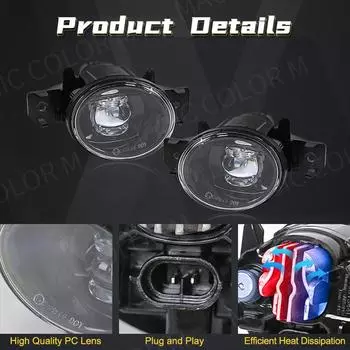 2 шт. автомобильные противотуманные фары передний бампер дневные ходовые огни DRL для Nissan X-Trail Altima Sylphy Almera QASHQAI March Pathfinder 12 В