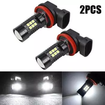 2 шт. автомобильные светодиодные лампы H11 H8 светодиодные лампы Led 9006 9005 белые 1200Lm 12 В автомобильные лампы дальнего света заменяют фары белый