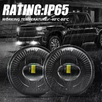 2 шт. Автомобильные светодиодные противотуманные фары, подходящие для Chevrolet Avalanche/Suburban/Silverado/Tahoe 2007-2014 для GMC Sierra/Yukon, сигнальная лампа в сборе