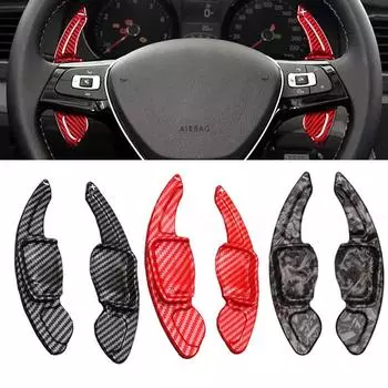 2 шт. Автомобильные удлинители рулевого колеса для VW Golf 5 6 MK6 GTI R Jetta MK5 Passat B6 B7 CC Polo Sharan Tiguan Touareg