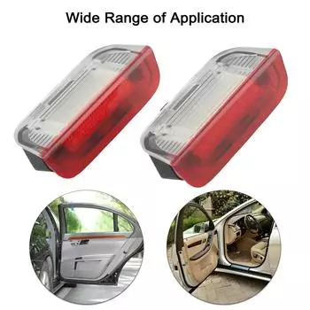 2 шт. Автомобильные внутренние фонари для дверей, предупреждающие лампы для Passat B6 B7 B8 CC, для Seat, для Golf, для Skoda, для авто светодиодные фонари для дверей CHINA
