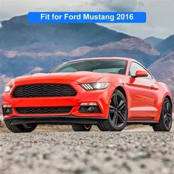 2 шт. автомобильных аксессуаров для Ford Mustang 2015-2024 ABS углеродное волокно напечатанные внутренние дверные ручки накладка отделка