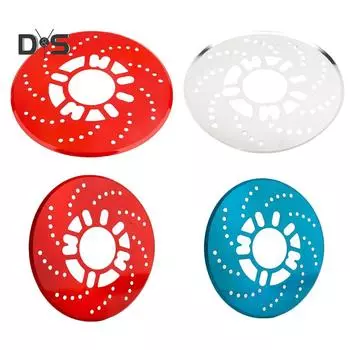 2 шт. автомобильный алюминиевый металлический колёсный дисковый тормозной лист one size серебряный