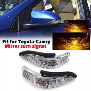 2 шт. Автомобильный боковой зеркальный фонарь с указателем поворота для Toyota для Camry Corolla 2014 2015 2016 2017 2018 указатель поворота CHINA