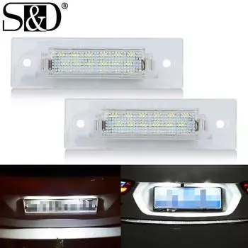 2 шт. автомобильный Canbus без ошибок светодиодный номер подсветки номерного знака лампа для Porsche 964 968 986 993 996 Boxster 911 Carrera