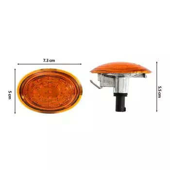 2 шт. Автомобильный динамический светодиодный боковой габаритный фонарь, плавный боковой указатель поворота для BMW MINI R56 R57 R58 R59 2007-2013, дымчатый черный