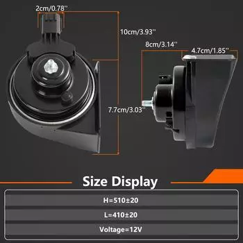 2 шт. автомобильный двухтональный рупорный динамик для Hyundai I10 I20 I30 Touring i40 Santa Fe SM CM DM Veracruz IX55 Getz 96630-3X001