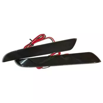 2 шт. автомобильный фонарь задний бампер фонарь стоп-сигнал отражатель светодиодный для Honda CRZ 2010-2012 CRV 2012 подходит для 2010-2012 Acura TSX 2011-2012 белый